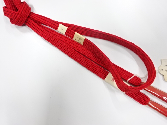 未使用品　正絹　手組帯締め